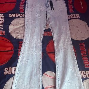 Fashion Nova Blue Relaxed Jeans Classic Style